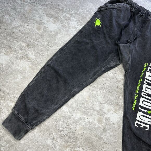 Beetlejuice The Musical Jogger Sweatpants Unisex S Black Lounge Broadway - Picture 6 of 8
